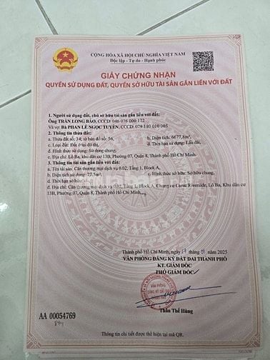 Bán gấp shophouse đã có sổ hồng.