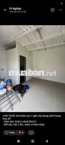 phòng máy lạnh mát mẻ diện tích 30 mét vuông  gần đường Lê Trọng Tán