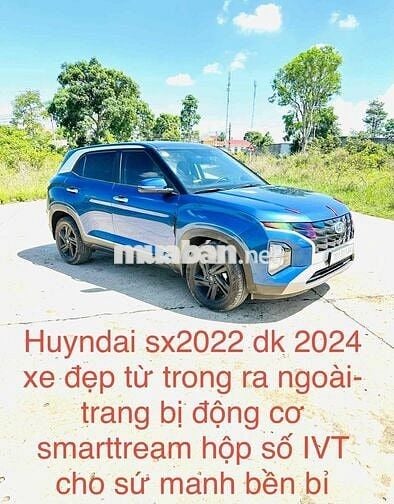 Hyundai Creta SX 2022 hộp IVT bền bỉ .xe Nhập khẩu