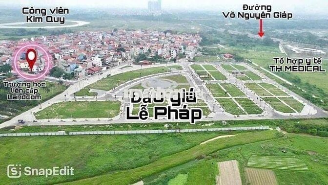 💥 ĐẤU GIÁ LỄ PHÁP - TIÊN DƯƠNG - GẦN ĐƯỜNG VÕ NGUYÊN GIÁP - CẦU NHẬT T