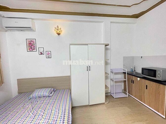 Cho Thuê Phòng Trọ Có Ban Công Trang Bị Đầy Đủ Nội Thất Gần Bùi Viện
