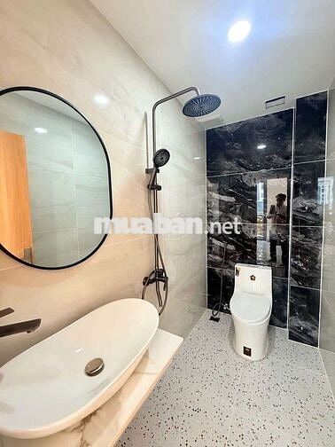 Nhà Cạnh Ngã Tư Bốn Xã-5m*14m , 3 PN , Hẻm ôtô 6m Thông - Nhĩn 6 T TL 