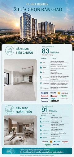 SẢN PHẨM KEPPEL & KHANG ĐIỀN GLADIA HEIGHS ĐẲNG CẤP 