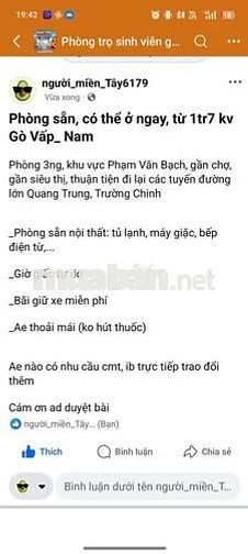 cần nam ở ghép, full phí 1tr8 quay đầu