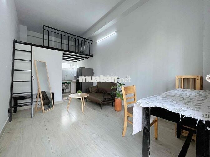 CHO THUÊ PHÒNG TRỌ CÓ GÁC ĐẦY ĐỦ NỘI THẤT RỘNG 30m2 GẦN VĂN LANG CS3