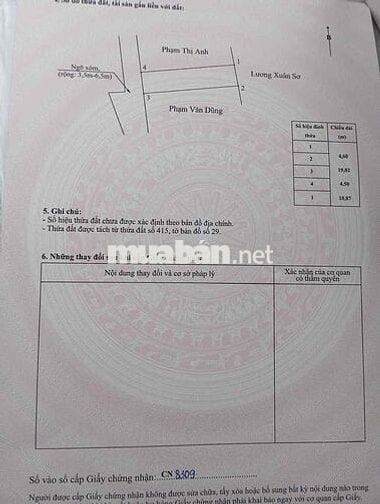 Lô đất thổ cư ở xã Kiến Minh gần ga Nam Hải Phòng