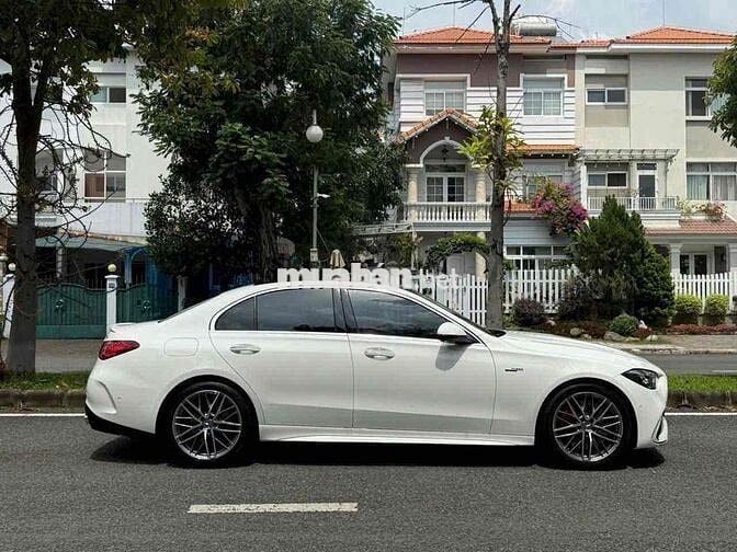 Mercedes C43 AMG 2023 V1 Trắng 9.999 Miles