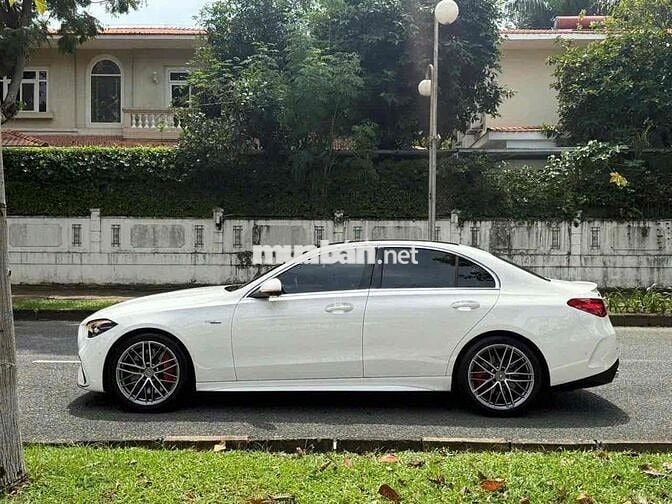 Mercedes C43 AMG 2023 V1 Trắng 9.999 Miles