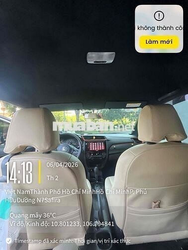 Honda Brio 2019 Tự động 50000 km Trắng