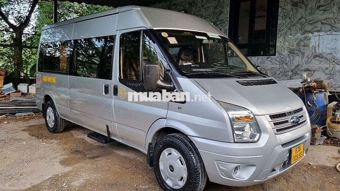 Ford Transit 2015 16 chỗ Sàn Dầu Bạc