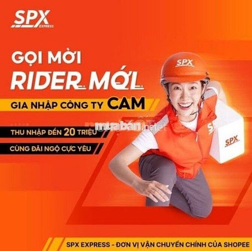SPX PONG DRANG TUYỂN 5 SHIPPER NAM/NỮ LƯƠNG 22TR