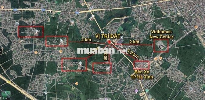 CHÍNH CHỦ BÁN 535m² ĐẤT THỔ CƯ - KP NHẬT TÂN, P.THÀNH SEN, TP HÀ TĨNH