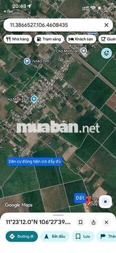 ĐẤT THỔ CƯ TPHCM (DẦU TIẾNG CŨ)| 206m² CÓ SẴN 100m² THỔ CƯ 