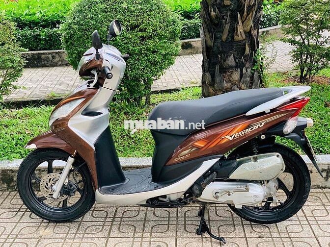 Honda Vision Fi biển 62 nâu