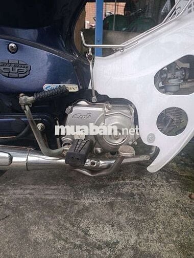 Honda Cub Cổ điển Trắng Xanh