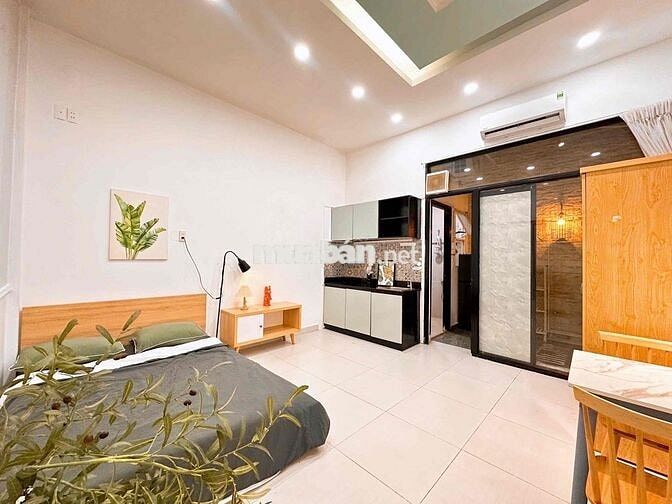 CHO THUÊ STUDIO FULL NỘI THẤT MỚI 100% BAN CÔNG GNGAY TRUNG TÂM QUẬN 1