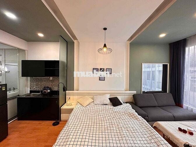 CHO THUÊ STUDIO FULL NỘI THẤT MỚI 100% BAN CÔNG GNGAY TRUNG TÂM QUẬN 1