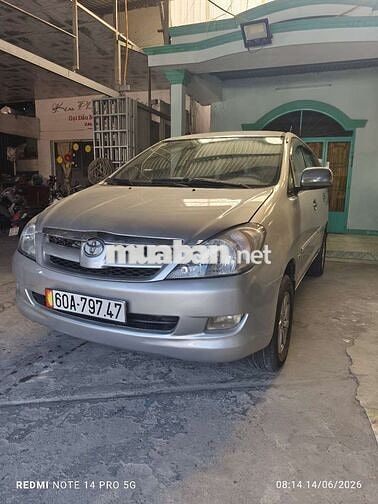 Toyota Innova 2008 Full G Bạc