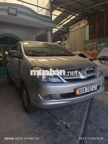 Toyota Innova 2008 Full G Bạc