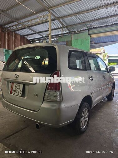 Toyota Innova 2008 Full G Bạc