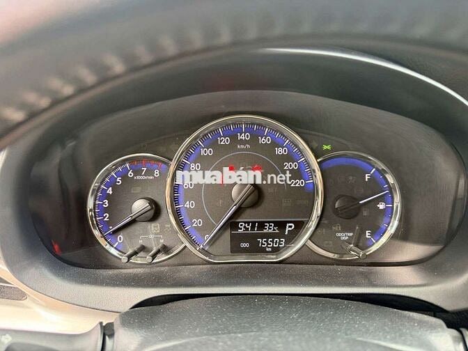 Toyota Vios 1.5G CVT 2019 75.500 km Đen