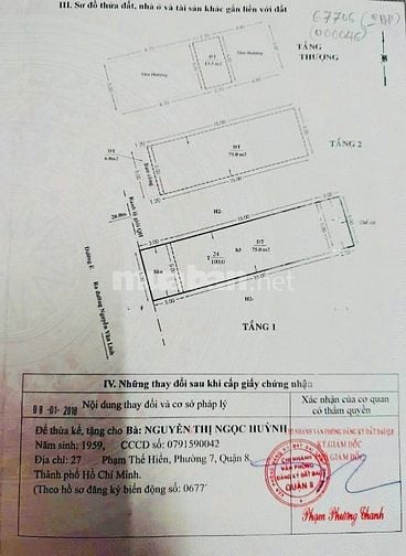 CHỈ 6.TỶ - Mặt Tiền: 100M2, 3 Tầng, Ngang 5x20M - KDC Chợ Bình Điền