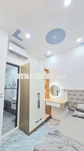 Nhà 3Tầng Sát cầu Chữ Y Quận 8 - Ngang 6.2m - Full NT Cao Cấp - 4.Đ