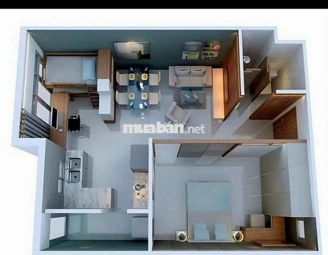 Cần bán chung cư Ehome 3, nhà mới, đẹp, bán trống, 50m², giá 2,10 tỷ