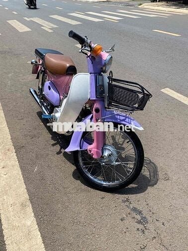 Honda Cub Cổ điển Hồng Tím Trắng bs:60