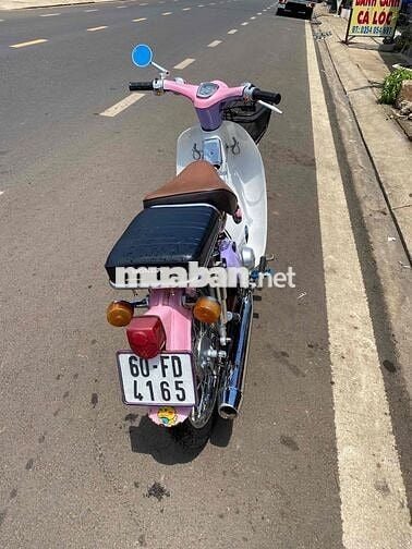 Honda Cub Cổ điển Hồng Tím Trắng bs:60