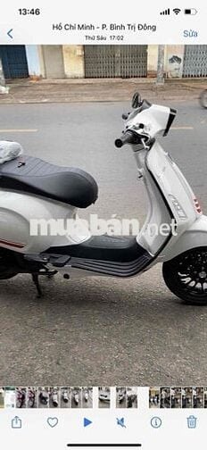 Piaggio Vespa Sprint 125cc ABS 2023 Trắng 5800km