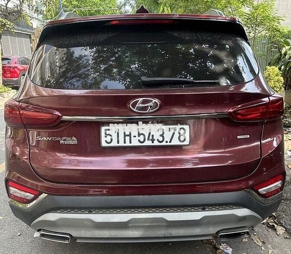 Hyundai SantaFe 2019 Đỏ Xăng Tự động