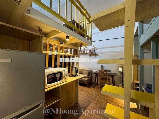 Cho Thuê Dài Hạn_Duplex 25m2 Nhật Bản_Chung Cư Full NT Thang Máy Q1