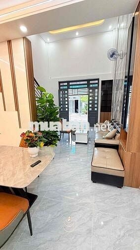 nhà lầu trệt full nội thất diện tích thực tế sử dụng 90m