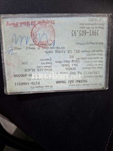 Honda Air Blade FI 2012 Vàng-Bạc-Đen