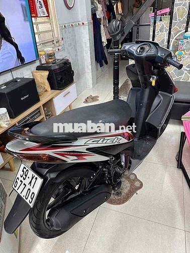 Honda Click 110 Xám Đỏ Trắng