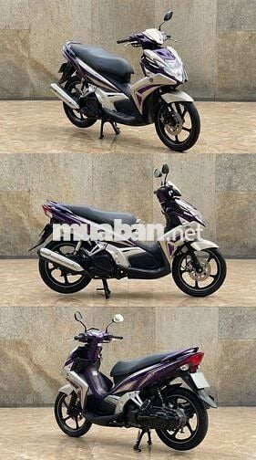 XE YAMAHA NOUVO 5 TÍM BẠC 2012 BS TỈNH 43, CHẠY ÊM