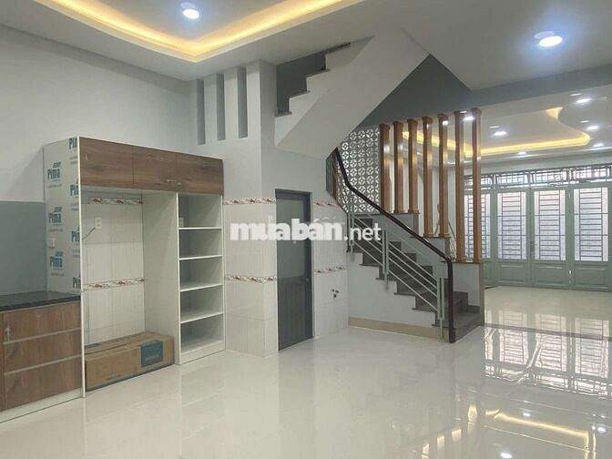 NHÀ MỚI TINH MẶT TIỀN ĐƯỜNG 10M, 1 TRỆT 3 LẦU, DT 5×18 CÓ 4PN,5WC