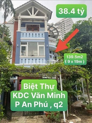 Bán nhiều Biệt Thự , KDC Văn Minh  P An Phú , Quận 2 cũ . 
