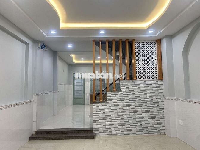 NHÀ MỚI TINH MẶT TIỀN ĐƯỜNG 10M, 1 TRỆT 3 LẦU, DT 5×18 CÓ 4PN,5WC