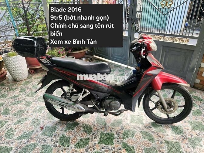 Honda Wave Blade 110 2016 Đỏ đen