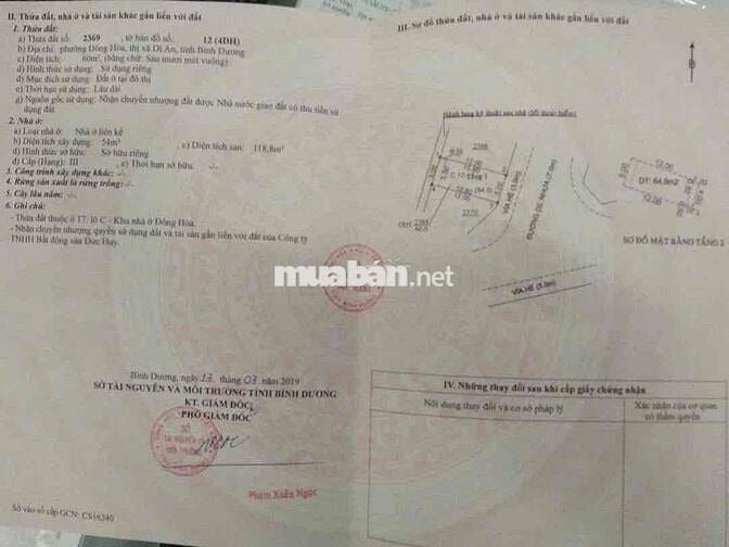 Nhà Đã Hoàn Công KDC Đức Huy P.Đông Hoà