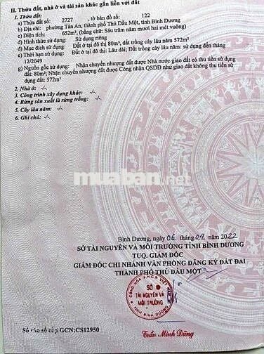 bán đất mặt tiền Dx 124 p tân an xây biệt thự  trường học giá rẻ