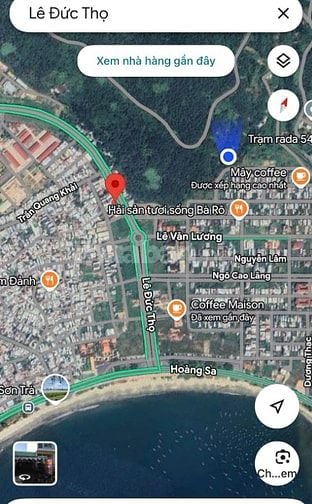 Bán đất mặt tiền Lê Đức Thọ, Sơn Trà 218m2 ngang 10m - Gần biển - Xây 