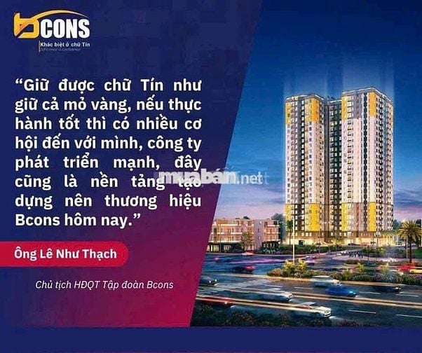 CĂN GÓC TẦNG 5 MỚI TINH  - BCONS SAPPHIRE