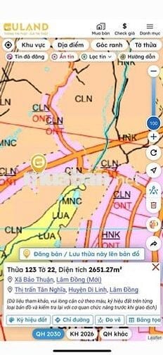 BÁN ĐẤT MẶT TIỀN LIÊN XÃ - TÂN NGHĨA ( Cũ )