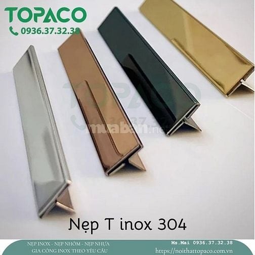 Nẹp Inox 304 Trang Trí T U V L – Giá Xưởng TOPACO Giao Toàn Quốc