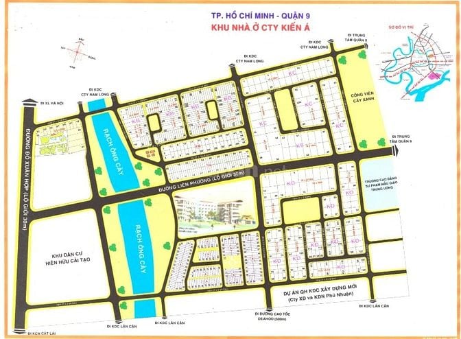 Cần bán đất nền dự án Kiến Á, PLB, Quận 9, một số lô kinh doanh tốt