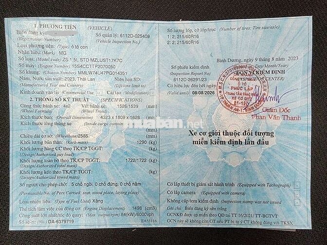 MG ZS 2023, NHẬP THÁI, ODO 3 VẠN, NAM ĐI GIỮ KỸ