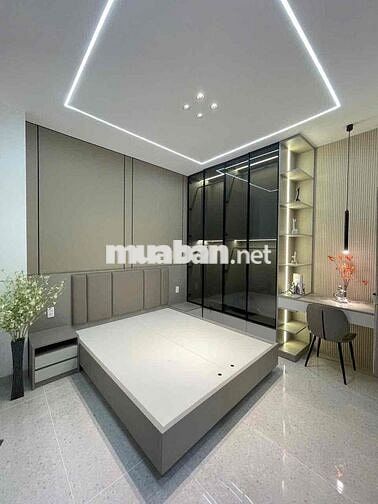 BÁN NHÀ MỚI HẺM XE HƠI ￼FULL NỘI THẤT THANG MÁY THIẾT KẾ XỊN 4PN, 3WC